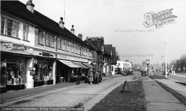 Photo of Cheam, Lower Cheam, St Dunstans Hill c.1955