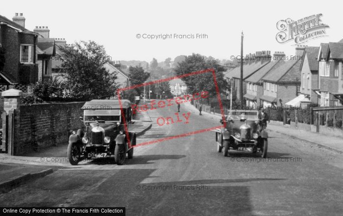 Photo of Cheam, Malden Road 1928