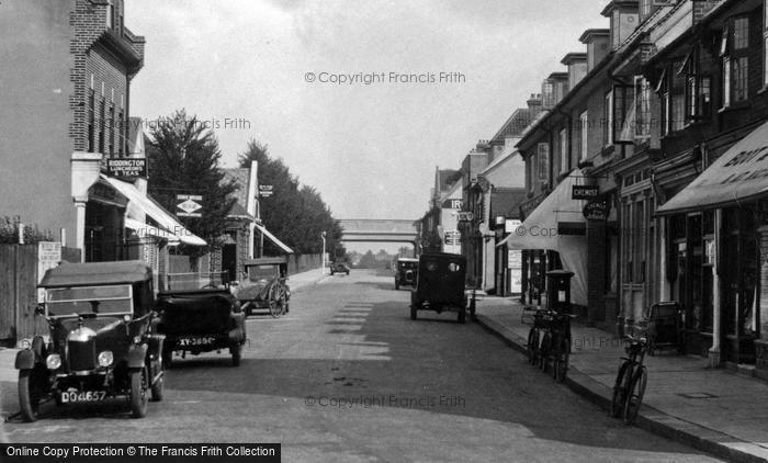 Photo of Cheam, Parked Vehicles 1928