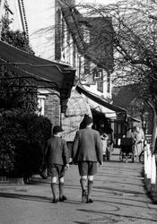 Schoolboys In Ewell Road c.1955, Cheam