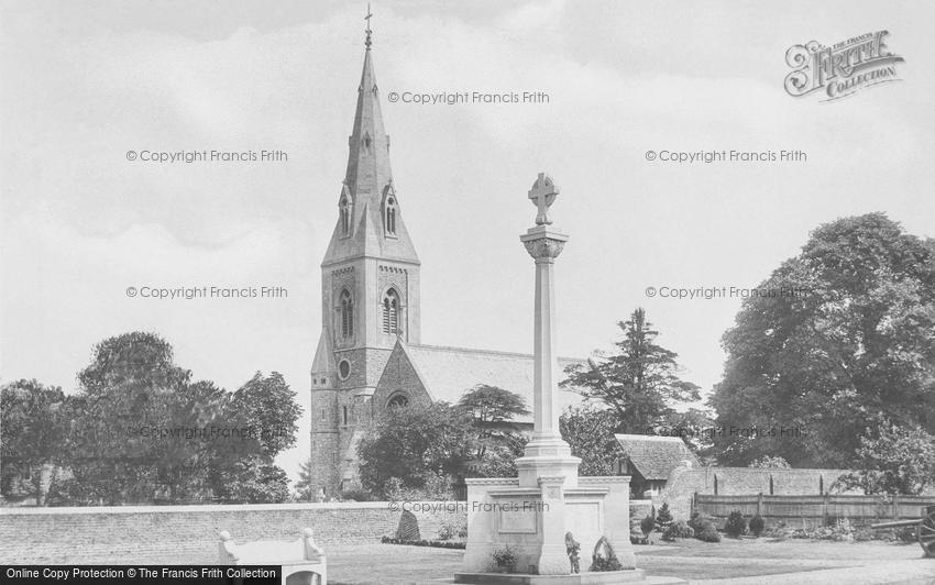 Cheam, St Dunstan's Church and War Memorial 1925