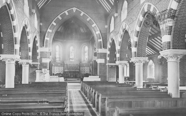 Photo of Cheam, St Dunstan's Church Interior 1890