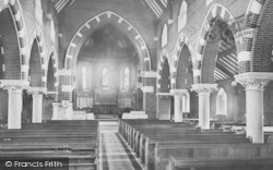 St Dunstan's Church Interior 1890, Cheam