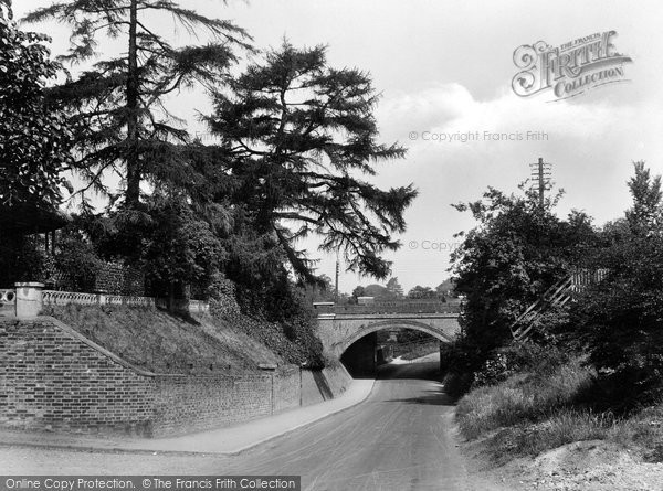 Photo of Cheam, The Bridge, Station Road 1925