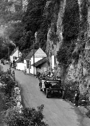 A Charabanc On Cliff Road 1925, Cheddar