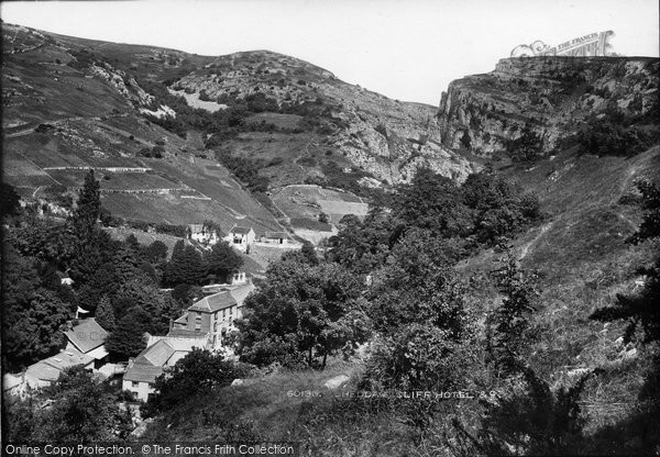 Photo of Cheddar, Cliff Hotel And Gorge 1908