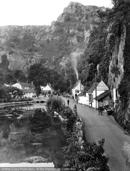 Photo of Cheddar, Cliff Road 1925