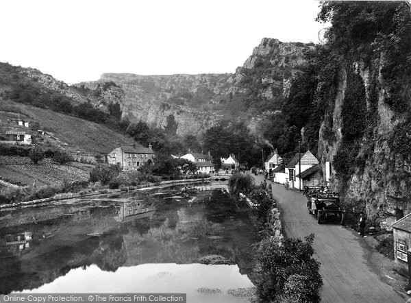 Photo of Cheddar, Cliff Road And Lake 1925