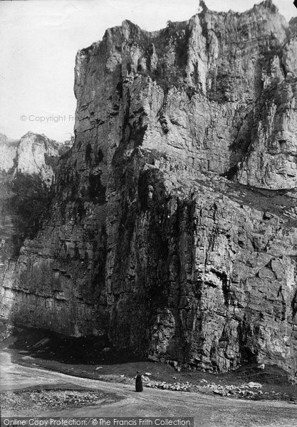 Photo of Cheddar, Cliffs 1890
