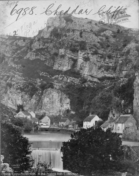 Photo of Cheddar, Cliffs c.1873
