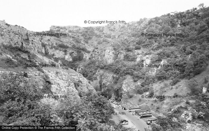 Photo of Cheddar, Cliffs c.1960