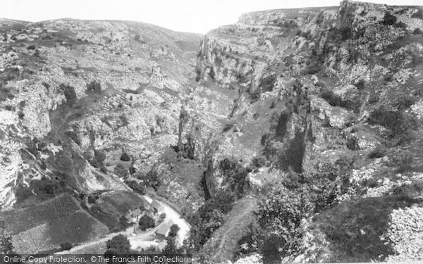 Photo of Cheddar, Cliffs From Ivy Seat 1908