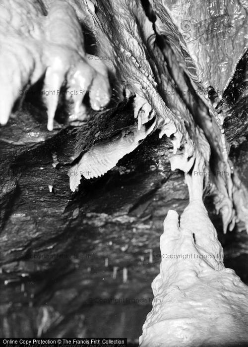 Photo of Cheddar, Cox's Cave, Fishes' Fin c.1930