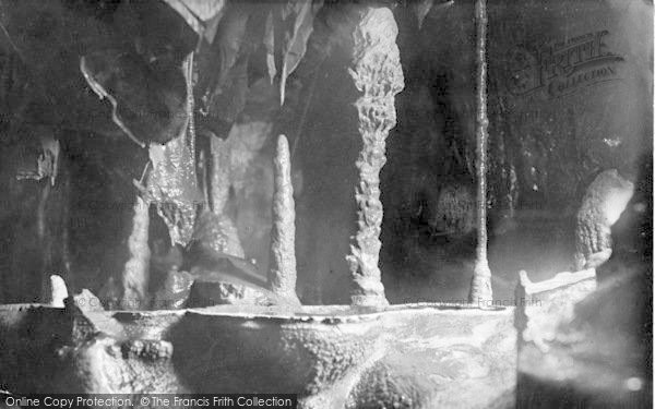 Photo of Cheddar, Cox's Cave, Font And Speaker's Mace c.1930