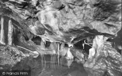 Cox's Cave, Seventh Chamber, Reflections c.1930, Cheddar