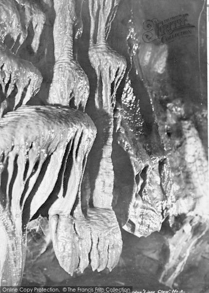 Photo of Cheddar, Cox's Cave, The Lion's Claws c.1930