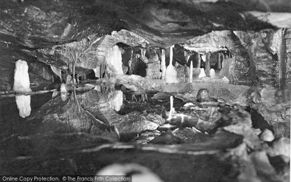 Photo of Cheddar, Cox's Cave, Third Chamber, Reflections c.1930