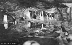 Cox's Cave, Third Chamber, Reflections c.1930, Cheddar