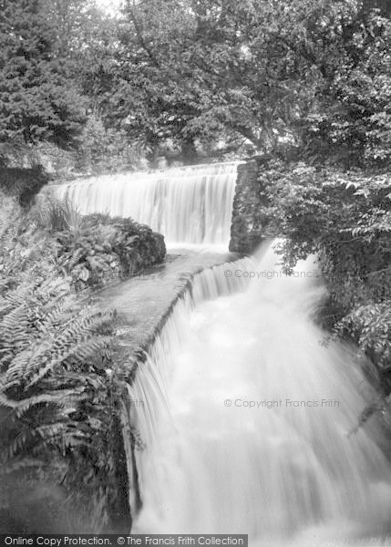 Photo of Cheddar, Double Waterfall 1925