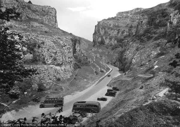 Photo of Cheddar, Entrance To Gorge 1935