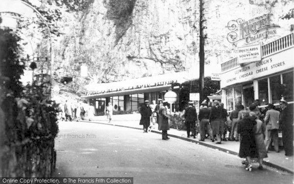 Photo of Cheddar, Entrance To Gough's Caves c.1950