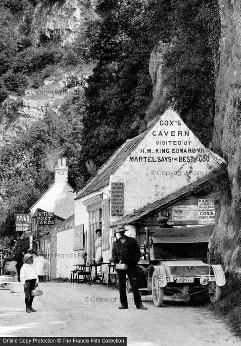 Photo of Cheddar, Entrance To Pass, The Stores 1908