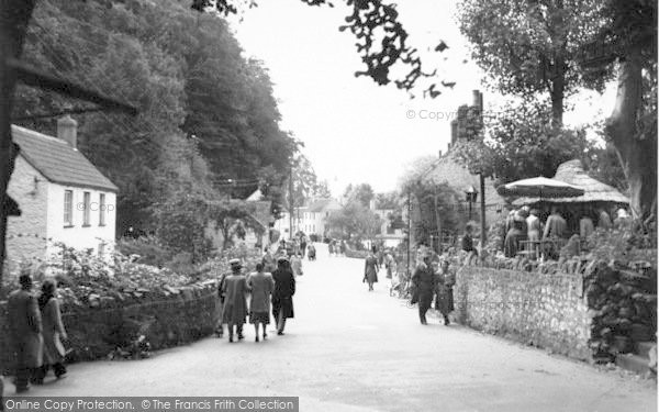 Photo of Cheddar, From Entrance To Caves c.1950