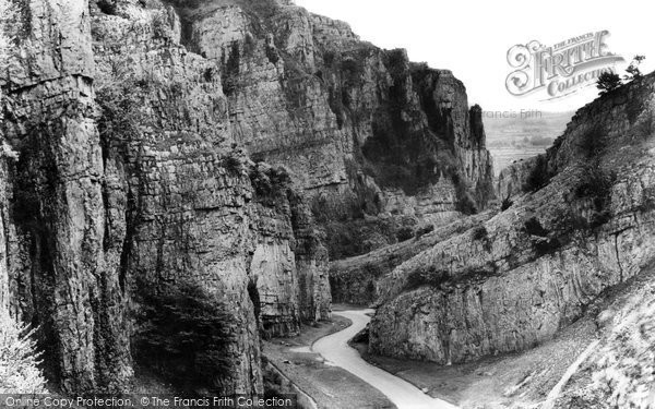 Photo of Cheddar, Gorge, Approaching Wind Rock 1935