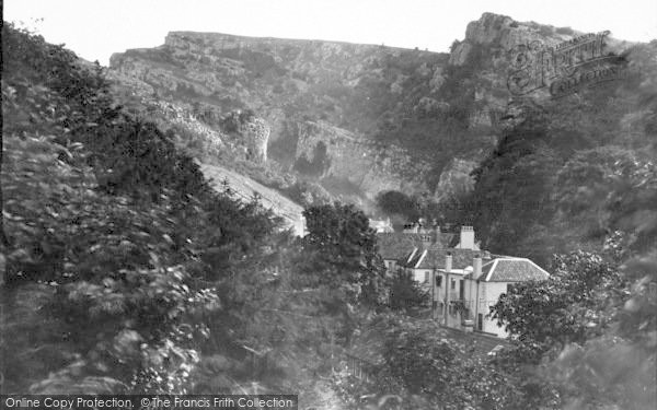 Photo of Cheddar, Gorge Entrance From Village c.1950