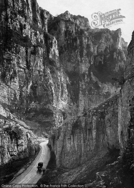 Photo of Cheddar, Gorge, High Rock c.1873