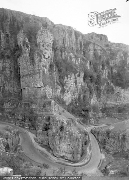 Photo of Cheddar, Gorge, The Horse Shoe Bend c.1938