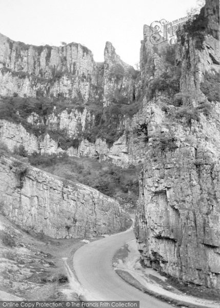 Photo of Cheddar, Gorge, The Pinnacles c.1938