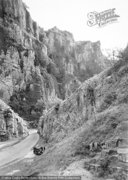 Photo of Cheddar, Gorge, The Wind Rock c.1938