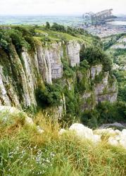Gorge, View Across Pinnacles Crags c.2000, Cheddar