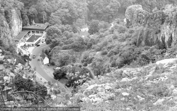 Photo of Cheddar, Gough's Caves And Lion Rock c.1955