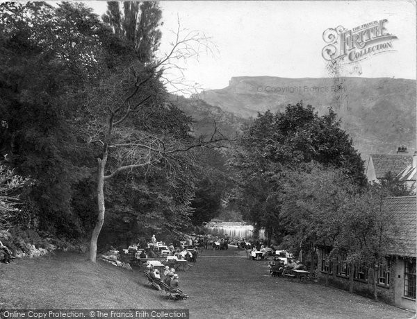Photo of Cheddar, Hotel Tea Gardens And Waterfall 1925