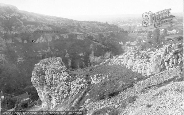 Photo of Cheddar, Lion Rock 1890