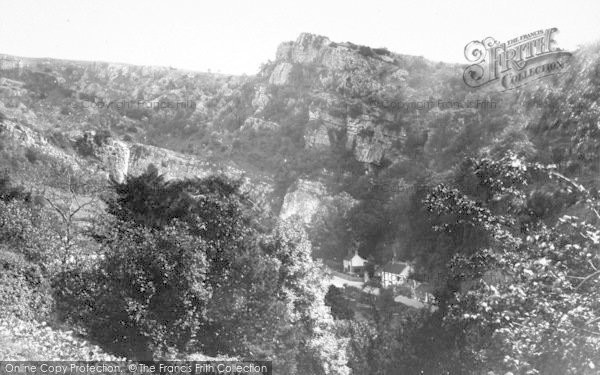 Photo of Cheddar, Lion Rock And Cliffs c.1950
