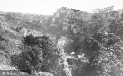 Lion Rock And Cliffs c.1950, Cheddar