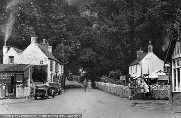 Photo of Cheddar, Rose Cottage And King's Tea Gardens 1925