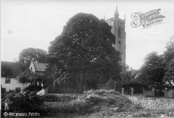 St Andrew's Church And Vicarage 1890, Cheddar