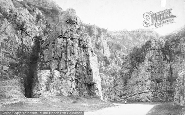 Photo of Cheddar, Sugar Loaf Rock 1887