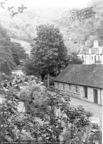 Photo of Cheddar, Tea Gardens And Cliff Hotel c.1950