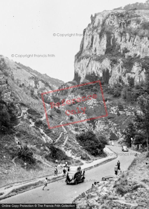 Photo of Cheddar, The Gorge c.1950