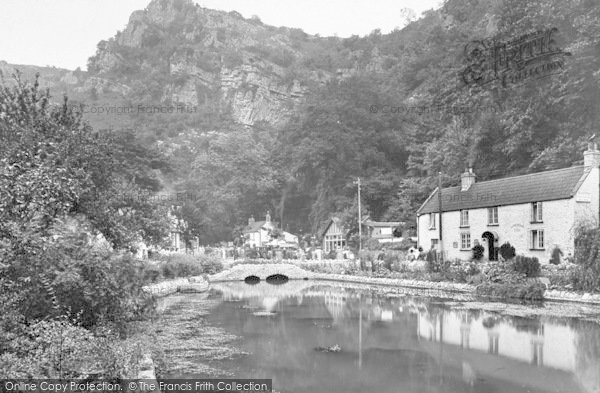 Photo of Cheddar, The Lake And Cliffs 1925