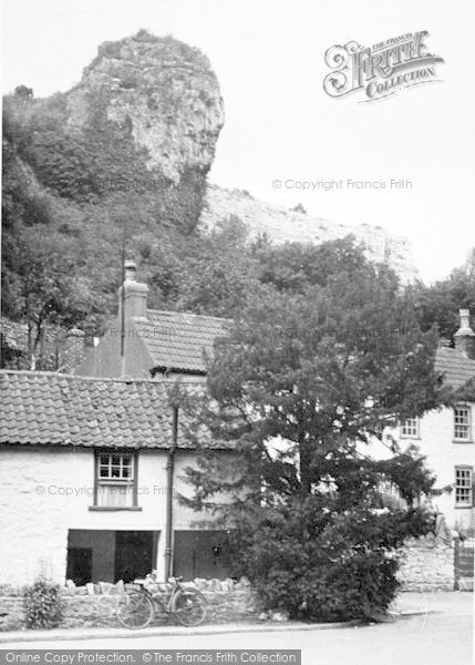 Photo of Cheddar, The Lion Rock c.1955