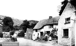 The Thomas Family Outside Their Cottage 1908, Cheddar