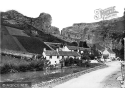 The Village And Lion Rock c.1873, Cheddar