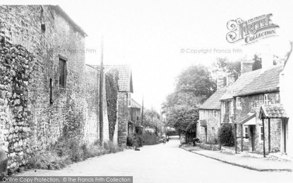 Photo of Cheddar, The Village c.1955