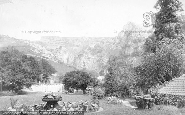 Photo of Cheddar, The Village From Cliff Hotel Garden 1887